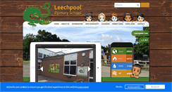 Desktop Screenshot of leechpoolprimaryschool.co.uk